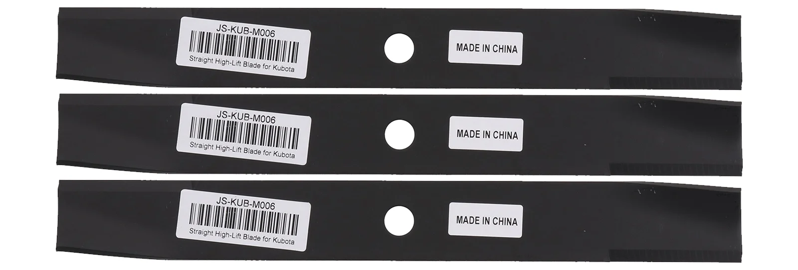 3 Mower Blades for Kubota® RC62 RC72 RC82 7000025005 76500-34330 48