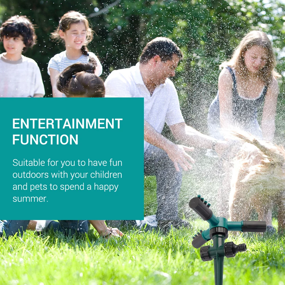 Lawn Sprinkler,Sprinkler With Rotary Sprinkler Tool With Sprayer And Lawn Nozzle Auatic Rotary Wate Adben Buzhi Rookin Qisuo