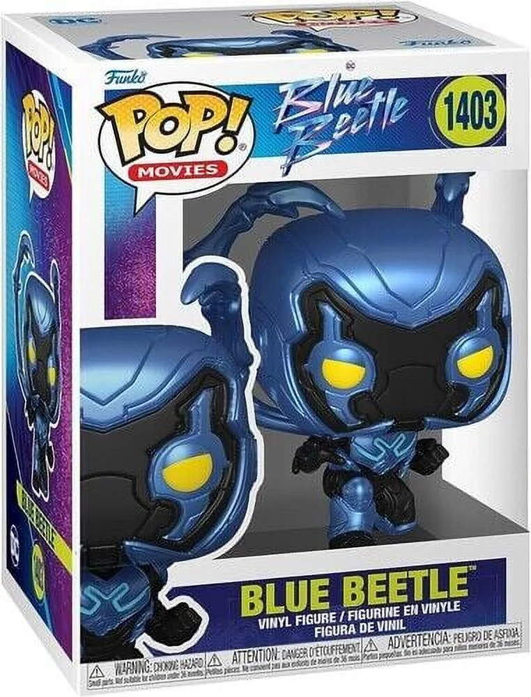 FUNKO POP! MOVIES: Blue Beetle- Blue Beetle Crouching (Styles May Vary) [New Toy