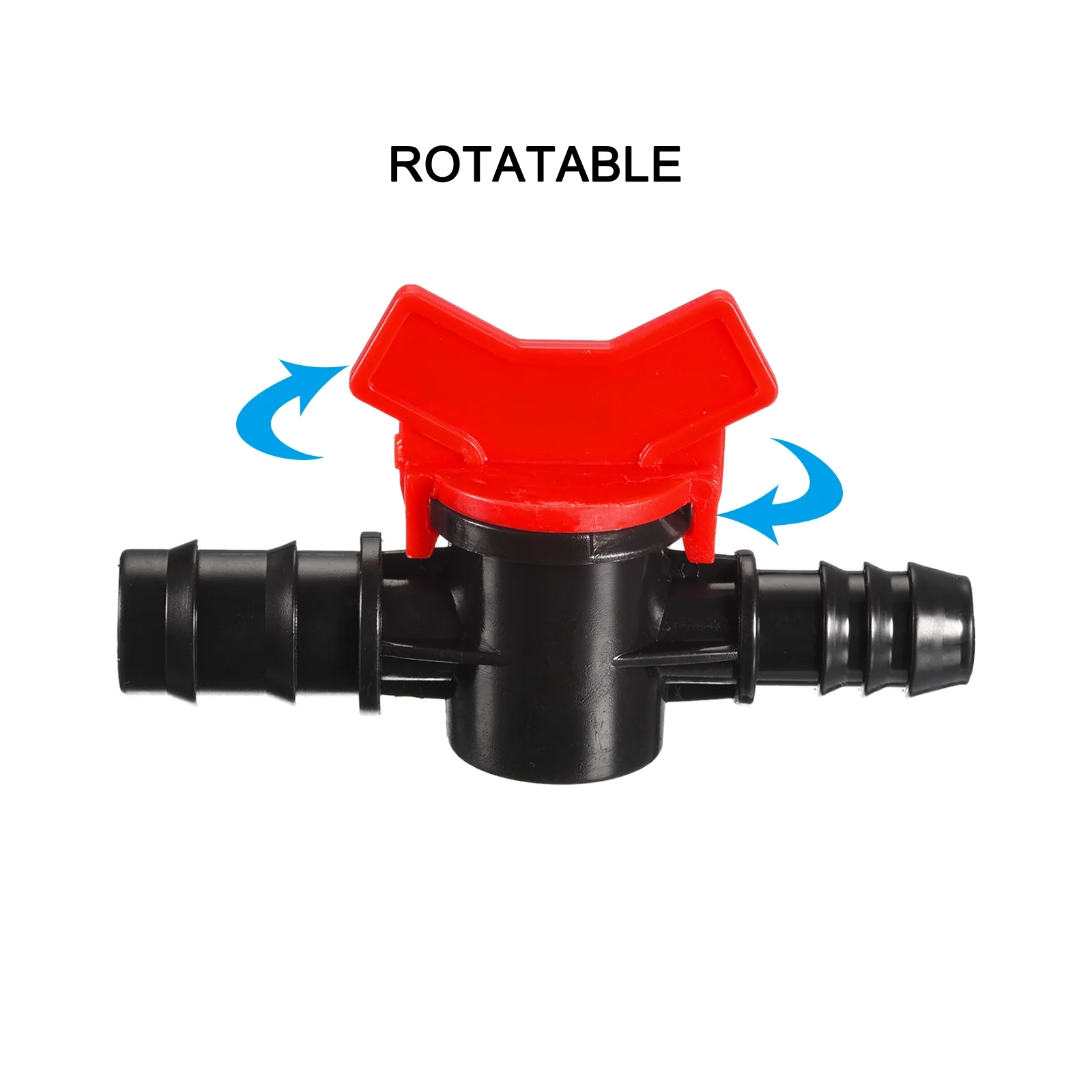 Uxcell 1pack Drip Irrigation Barbed Valve 96mmx55m Switch Valve Aquarium