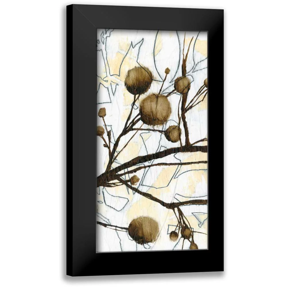 Goldberger, Jennifer 9x14 Black Modern Framed Museum Art Print Titled - Willow Blooms II