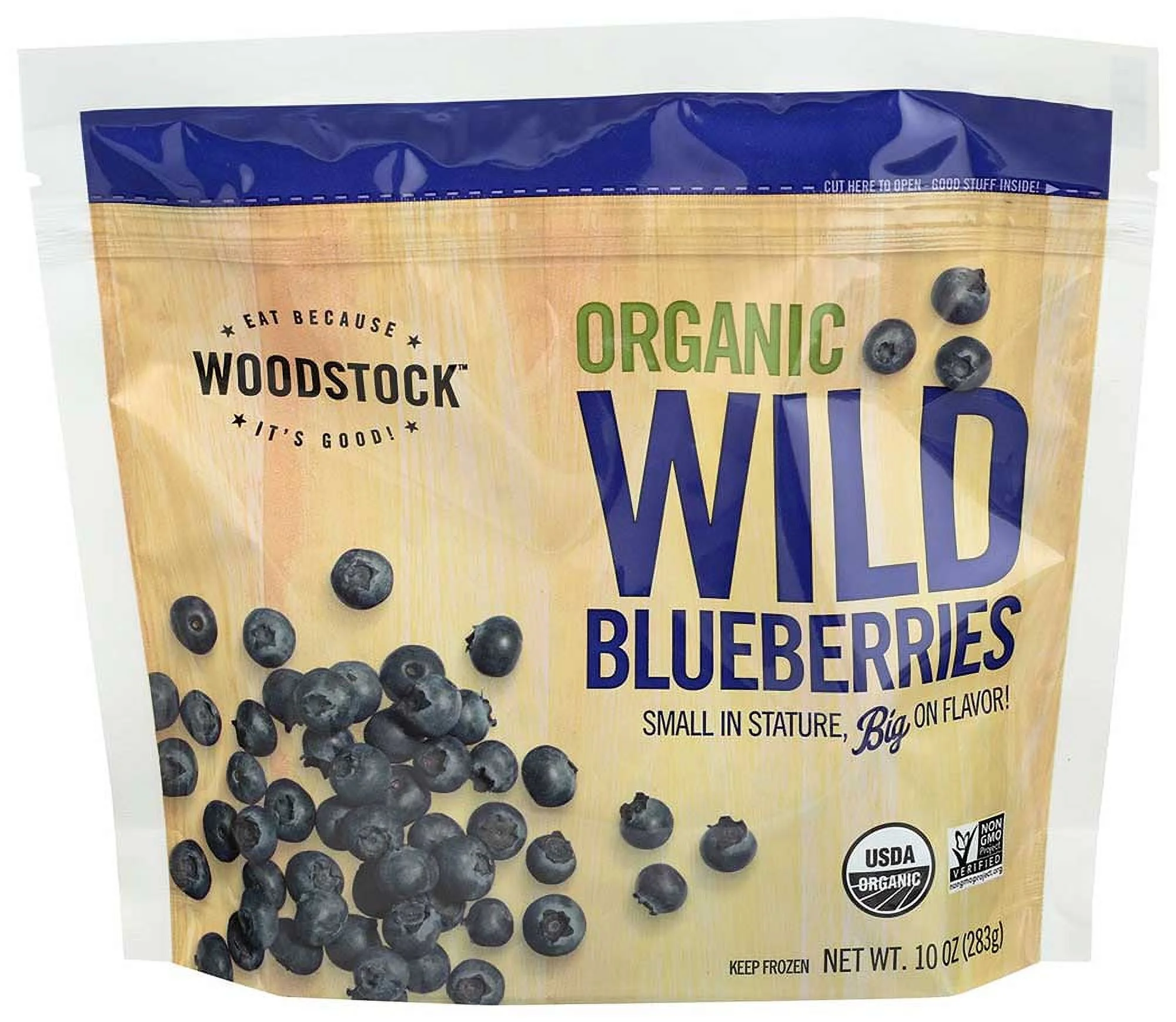 Woodstock Farms Organic Blueberry, 10 Ounce - 12 per case.
