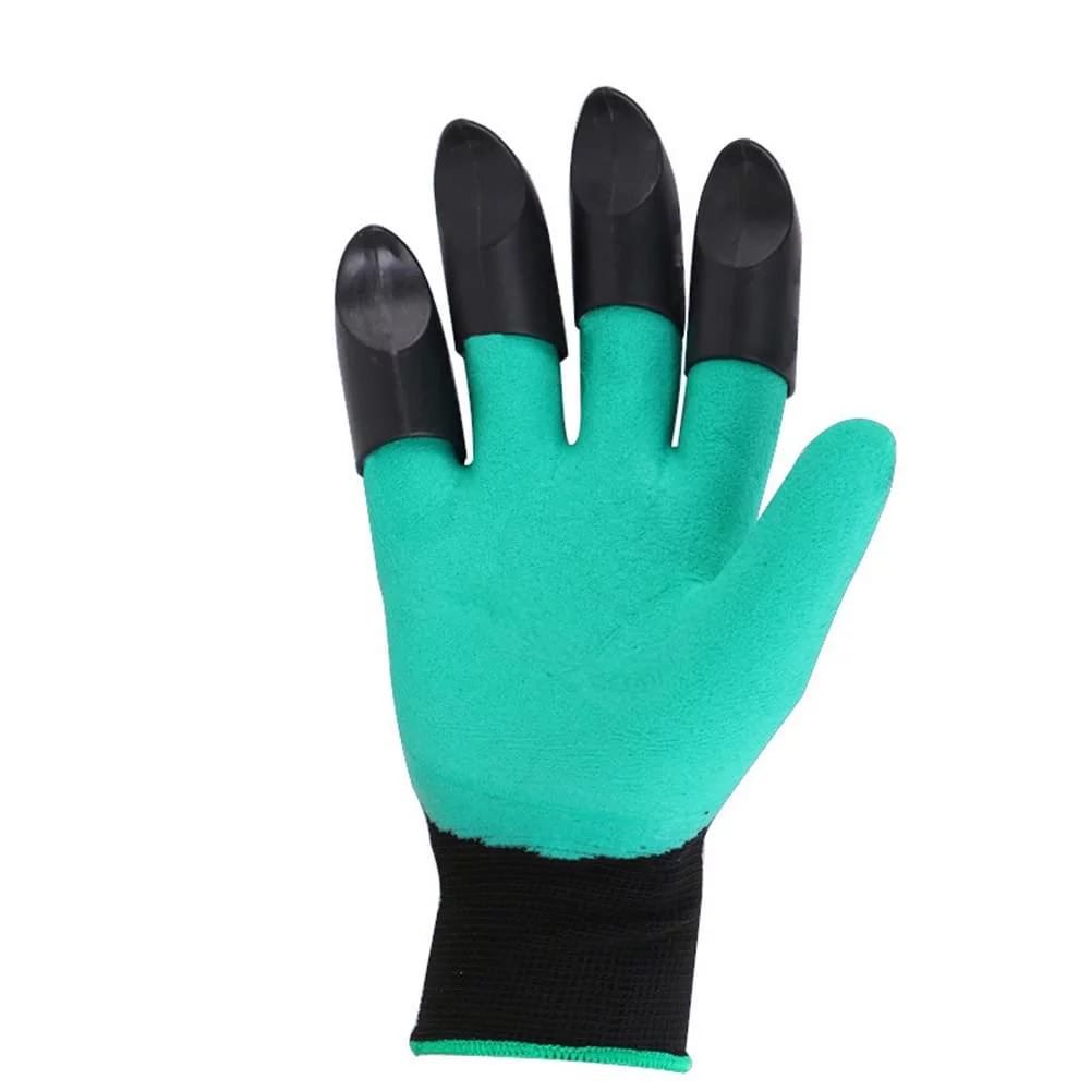 Claw Gloves, Waterproof Garden Gloves for Digging , Best Gardening Gifts for Women (Green Claw 1 Pairs)