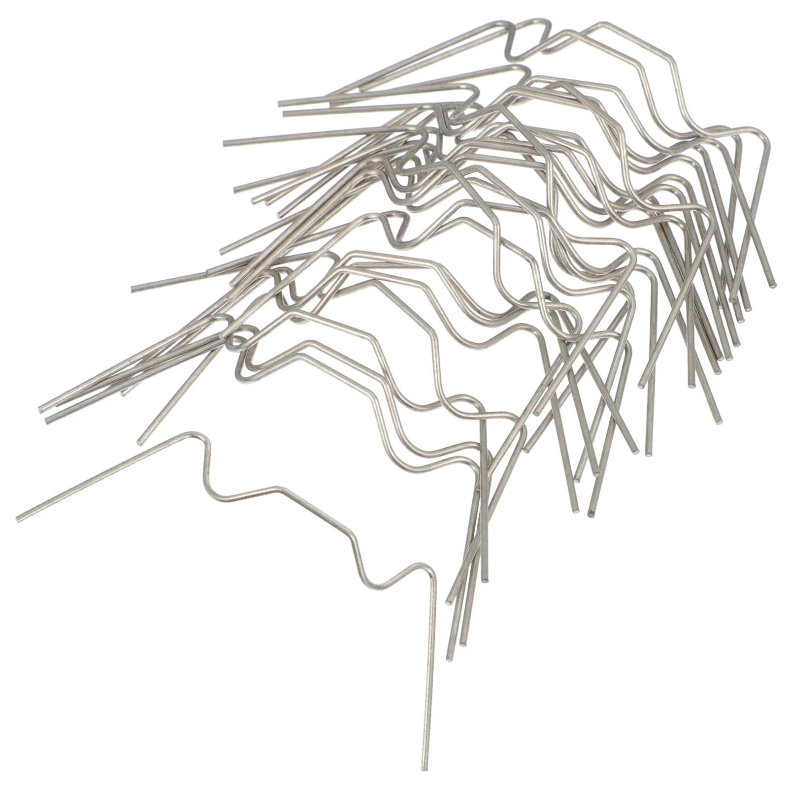 Polycarbonate Greenhouse Nail Clip Cord Fixing Clamp Stainless Steel W Clips 50 Pcs