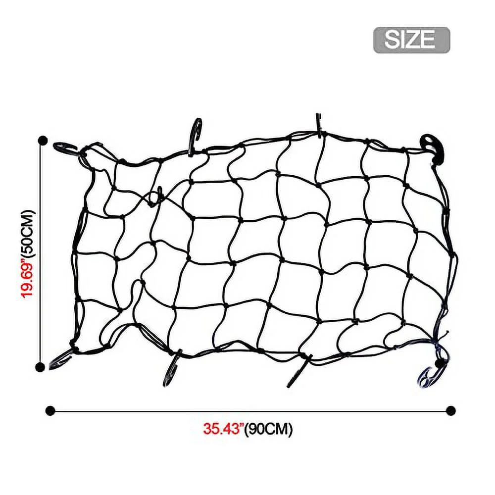Collapsible Wagon Cargo Net 35in x 20in High Elastic for Utility Carts,Garden Cart,Beach Cart,Folding Trolley Cart,Shopping Cart