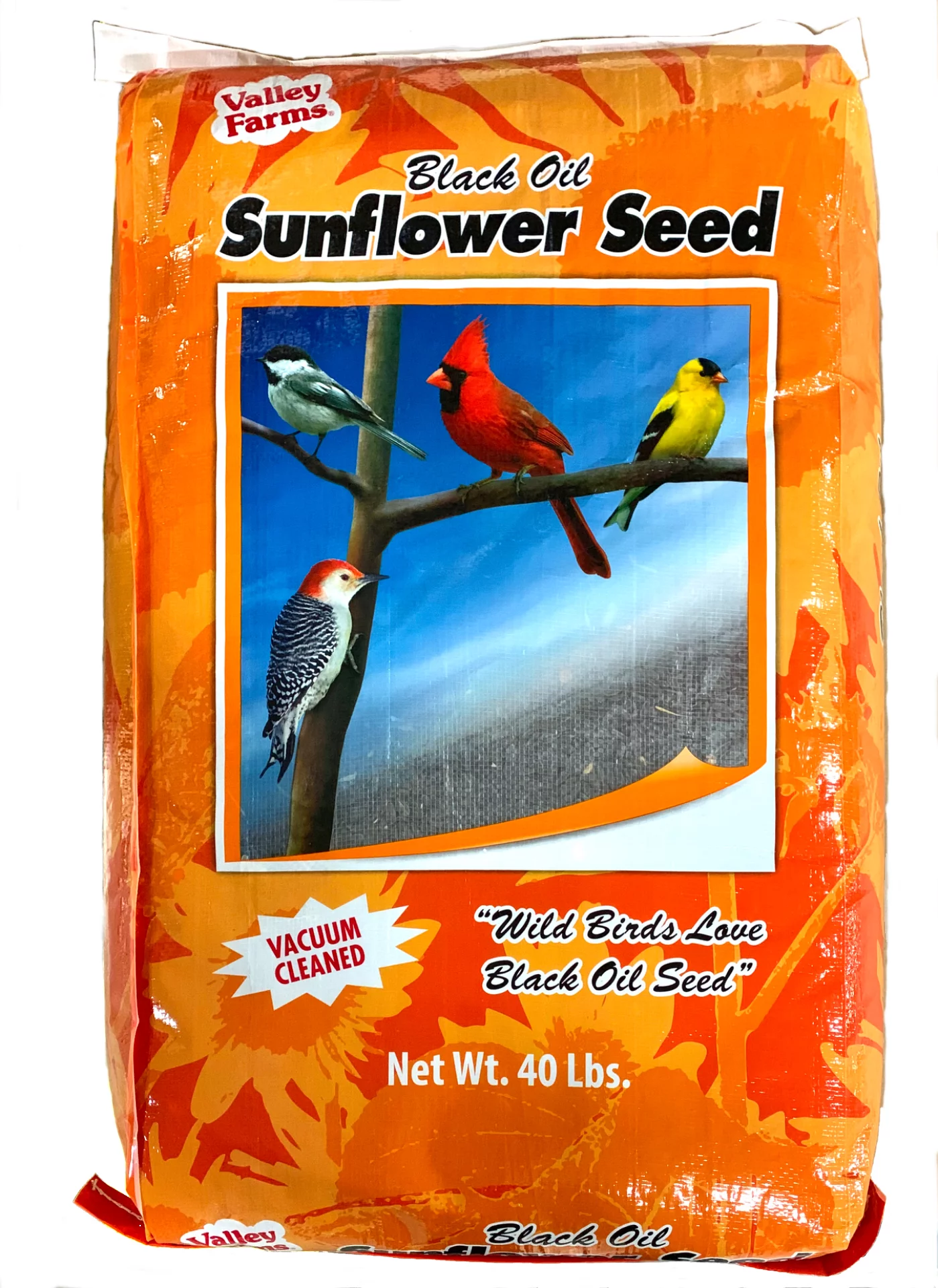 Valley Farms Black Oil Sunflower Seed Wild Bird Food