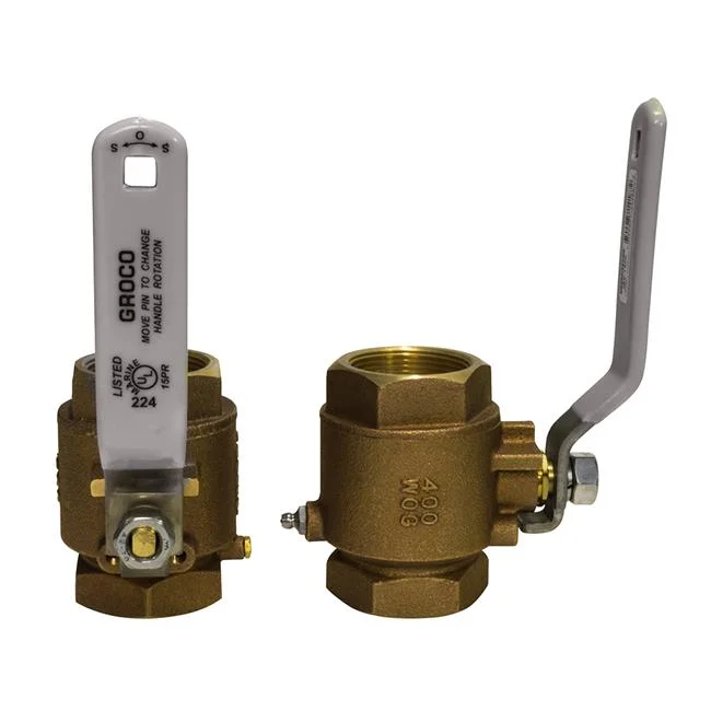 Groco  0.75 in. NPT Bronze In-Line Ball Valve