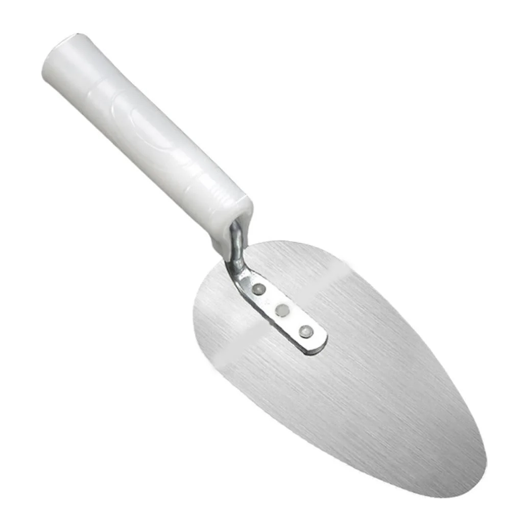 simhoa Masonry Trowel Plastering Trowel Hand Tools Concrete Finishing Trowel Drywall Trowel for Grouting Flooring Finishing Scraping Leaf Shaped