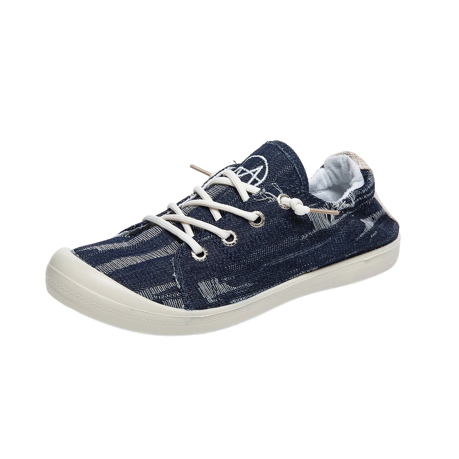 Lightning Deals of Today, Women's Breathable Comfortable Leisure Hollow Mesh Non Slip Flat Bottom One Foot Stirrup Sneakers Beautiful Shoes