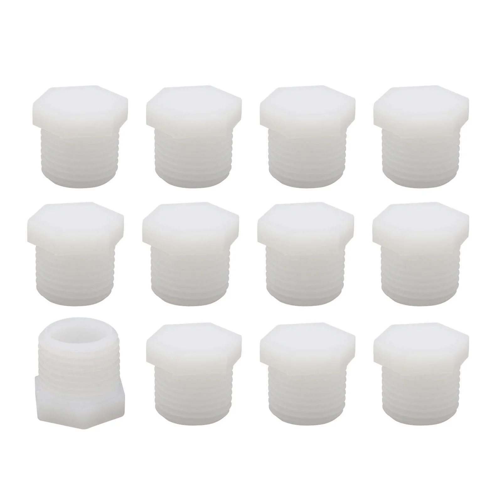 jiaping 12 Pieces RV Water Heater Drain Plug Assembly High Strength Modification