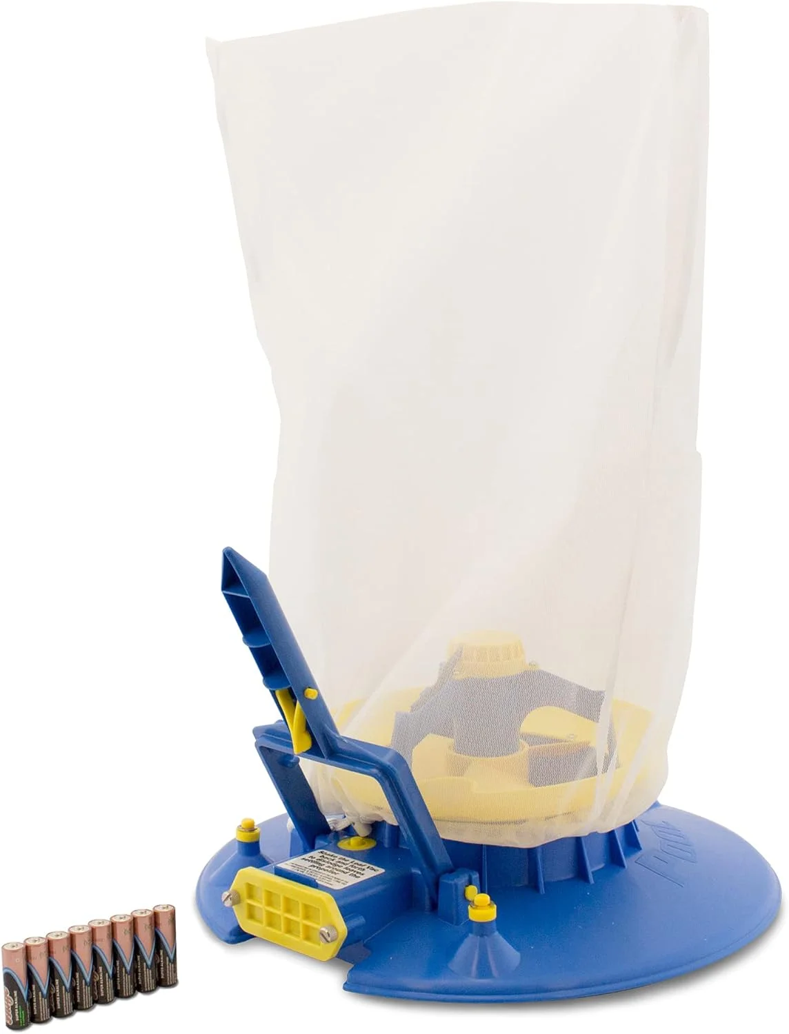 Leaf Vac Cordless Hoseless Pool Leaf Vacuum & Skimmer, Battery-Powered Swimming Pool Leaf Catcher with Heavy Duty Mesh Bag, for Inground and Above Ground Pools, by Water Tech