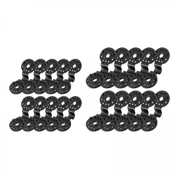 kesoto 4x20Pcs Sun Shading Net Clip Tent Clips for Shade Netting Greenhouse Bird Nets