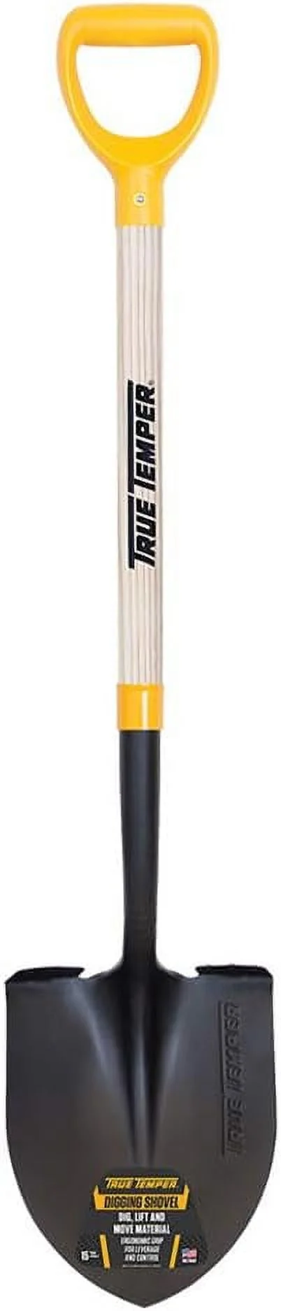 2585900 D-Grip Digging Shovel With Hardwood Handle, 24 Inch