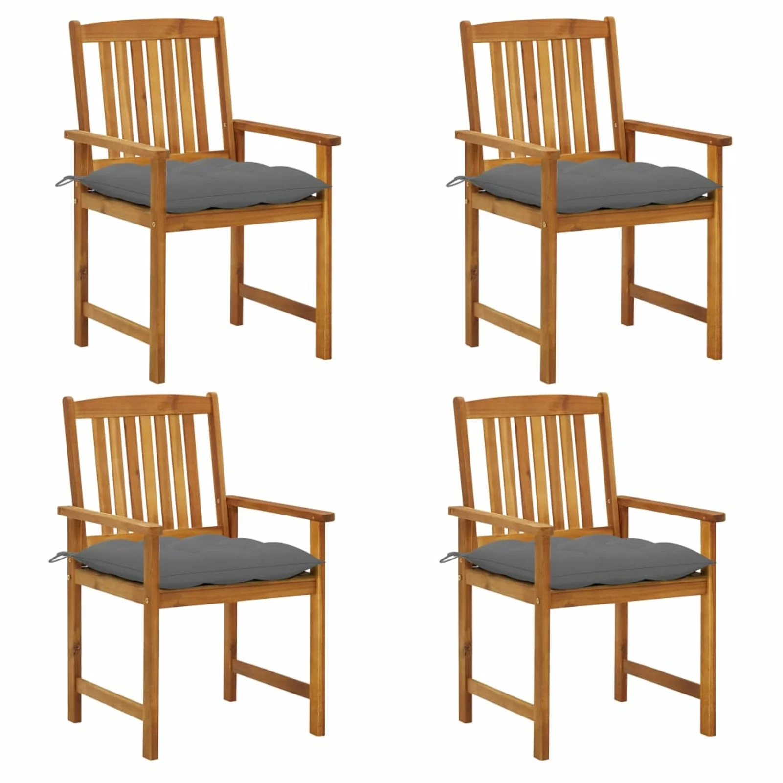Andoer parcel,Patio Chairs Set 4 Pcs Cushions Patio With Cushions Chairs Furniture Patio 4 Pcs Wood Pcs Wood 3061200 Patio Chair Set Chairs Set Of Chair With Wood Chair Rewis