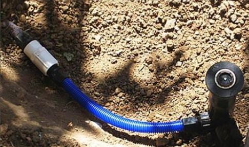 Thrifco 6620321 3/4 Inch MIP x 3/4 Inch MIP x 6 Inch Long Cobra Flexible Sprinkler Riser