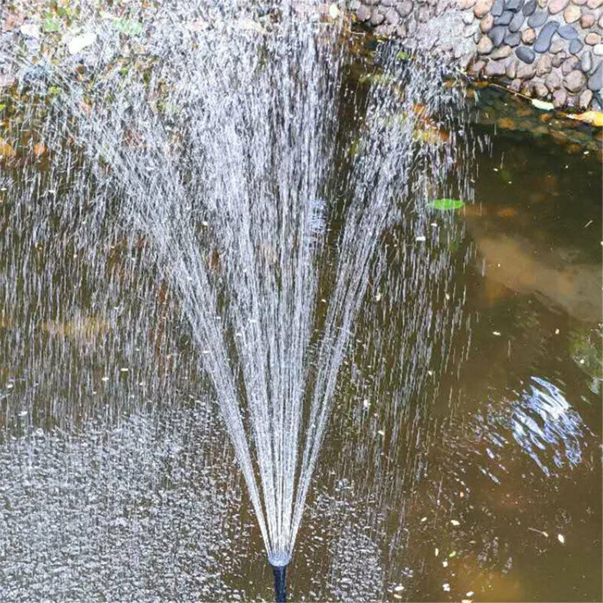 Practical Garden Plastic Pond Submersible Fountain Pump Nozzle Set Pump Nozzle Heads Water Spray Heads L