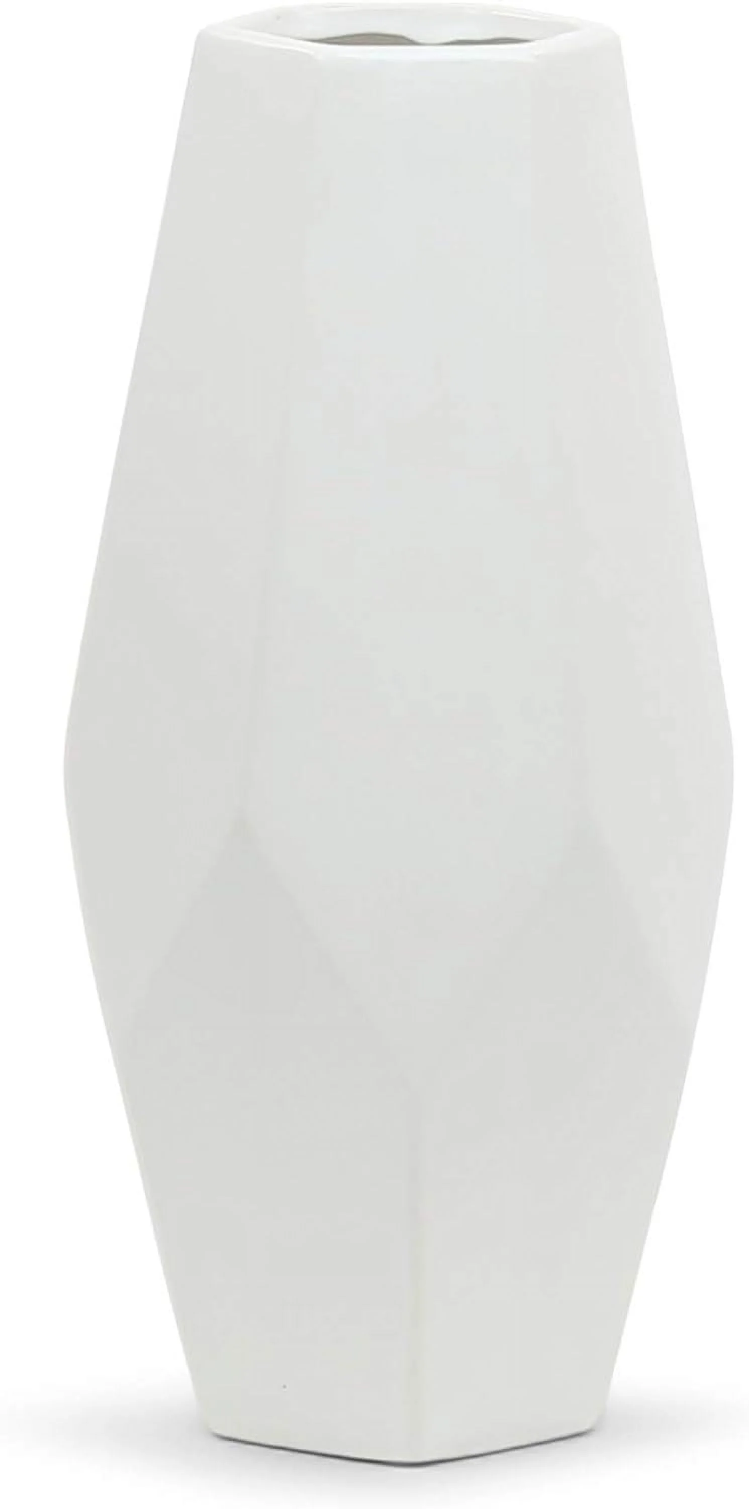 WGV Geometric Ceramic Vase, Width 5.7