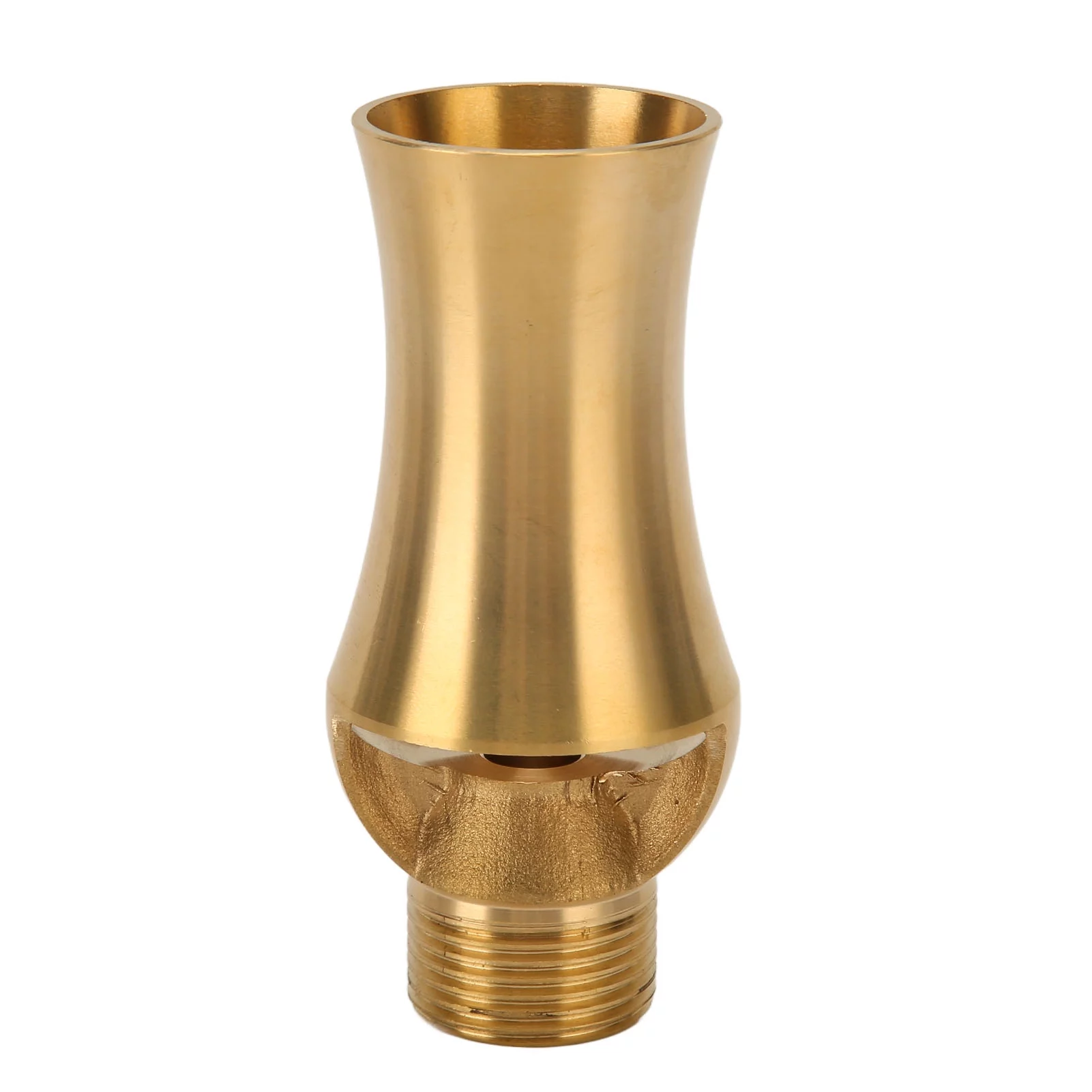 Buumin Pond Sprinkler Water Fountain Nozzle Copper Ice Tower Cascade Cedar Spray Head for Garden Pond G1/2 G3/4 Universal 9.5cm