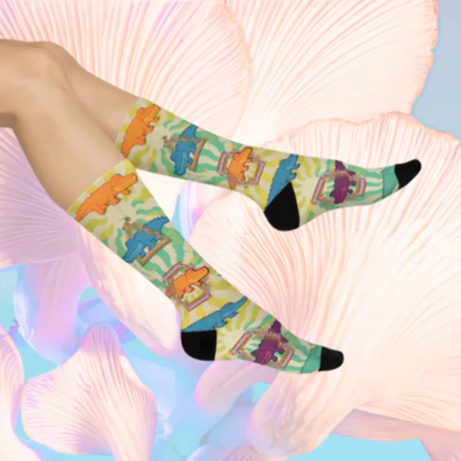 King Gizzard & the Lizard Wizard Socks Unisex KGLW Alligator Atlas Wanderlust