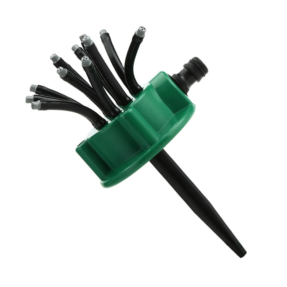 Harnent 360° Flexible 12 Tubes Garden Yard Lawn Water Sprinkler Watering Sprayer System