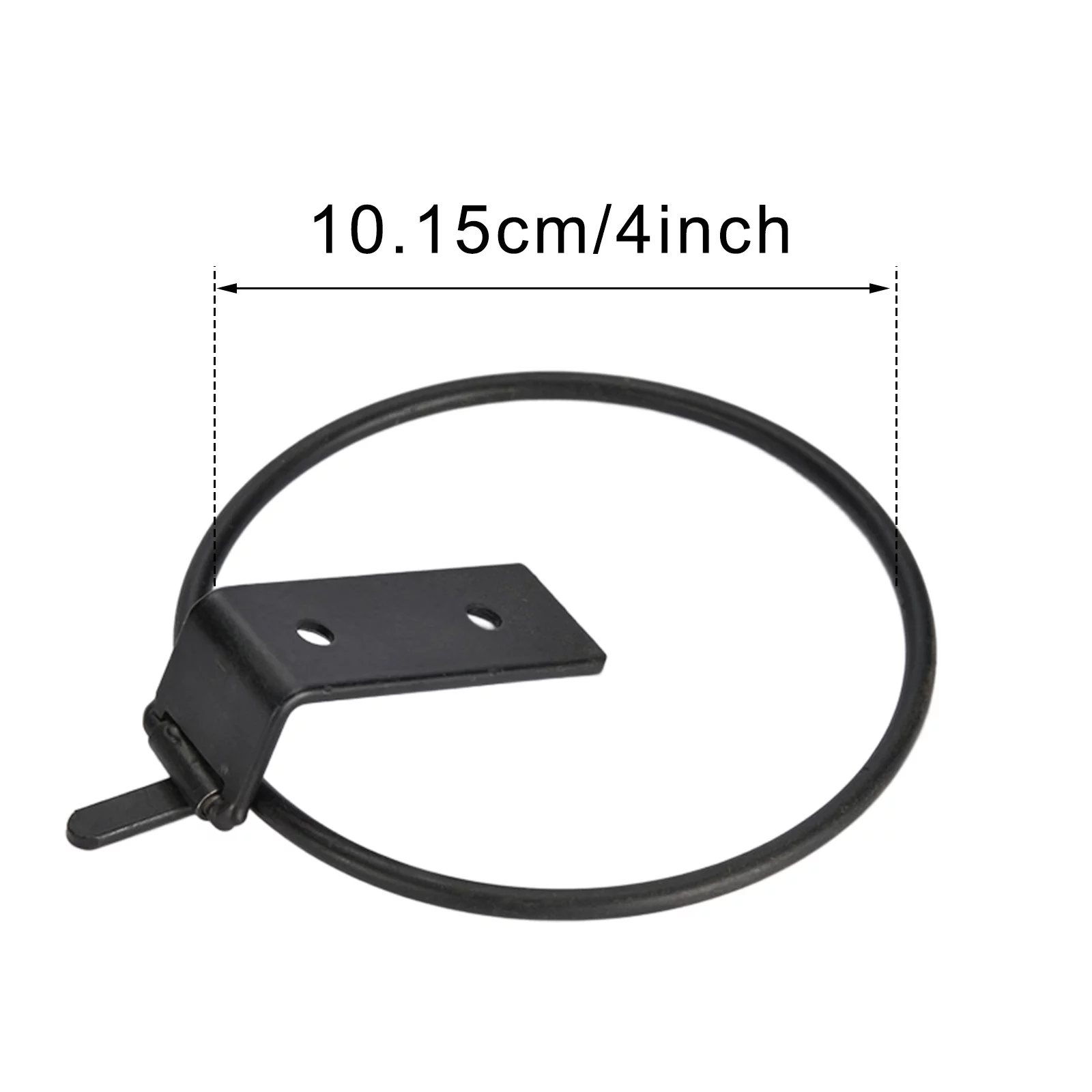 YHAIOGS Flowerpot Holder Ring 4 inch Wall Mounted Flower Pot Hangers Metal Stand Hanging Bracket Basket Hook