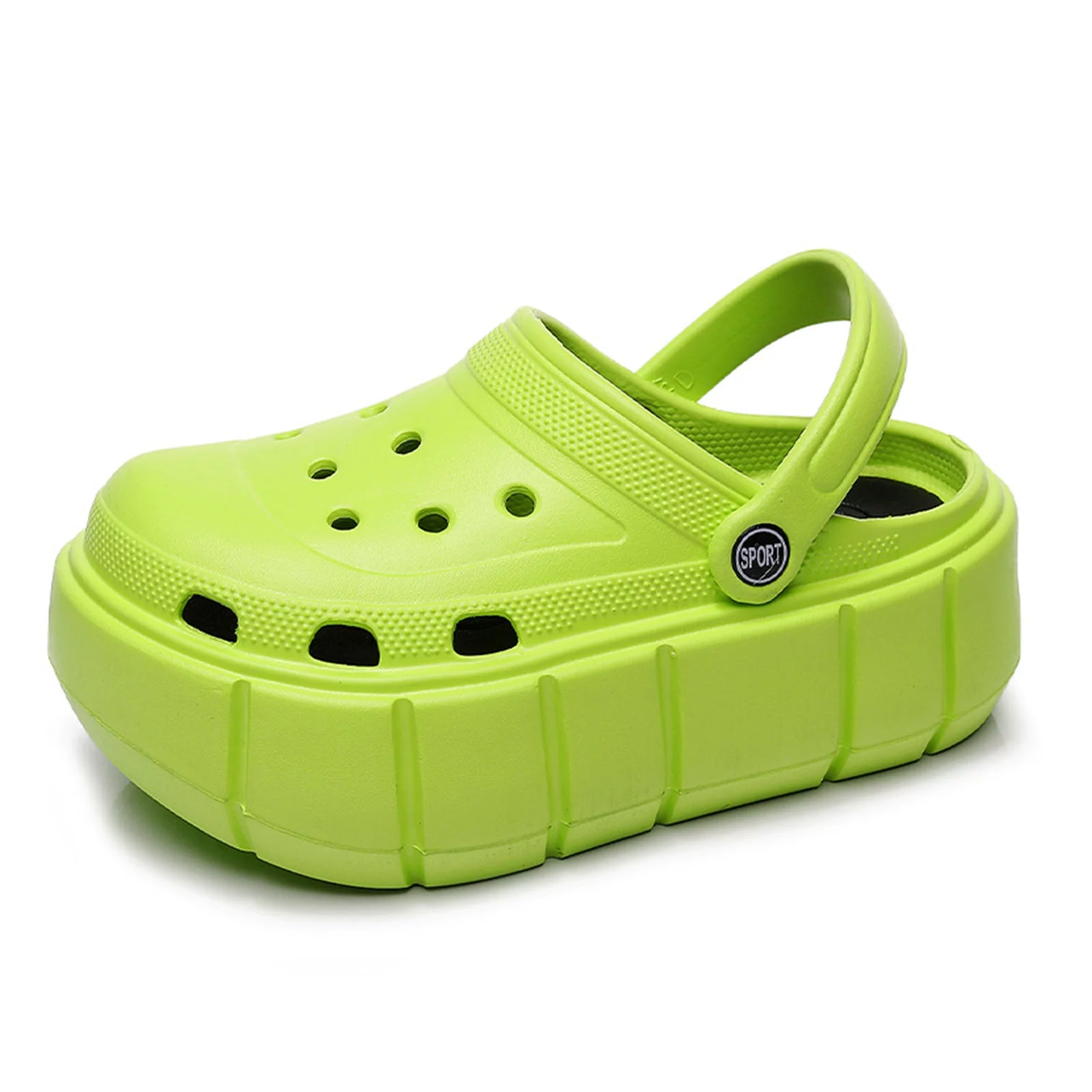 Gardener Platform Clogs Fashion Beach Sandals Slippers for Women Comfortable Slip On Garden Shoes