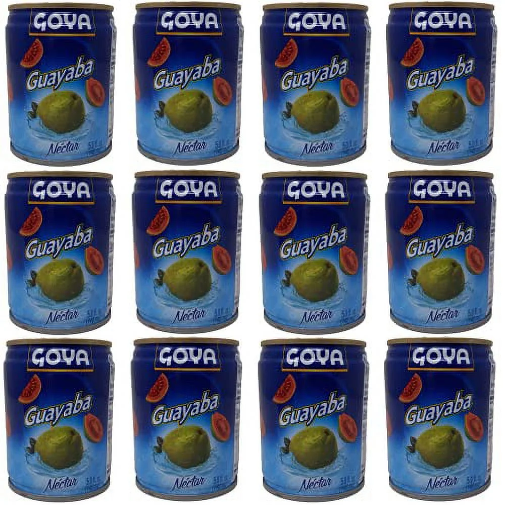 (3 pack) Guava Nectar by Goya | 5 FL OZ | Pack of 12