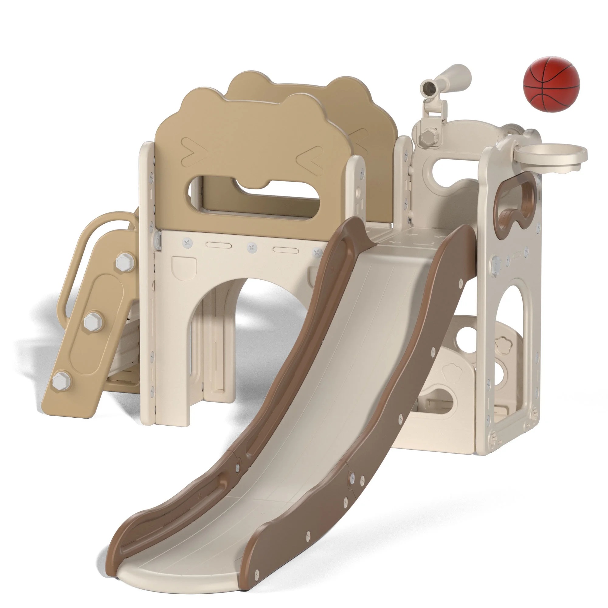 Kids Play Set with Slide, Climber, and More - Not Available - 45.0 - Inspire active play and endless fun with this versatile set for young kids!