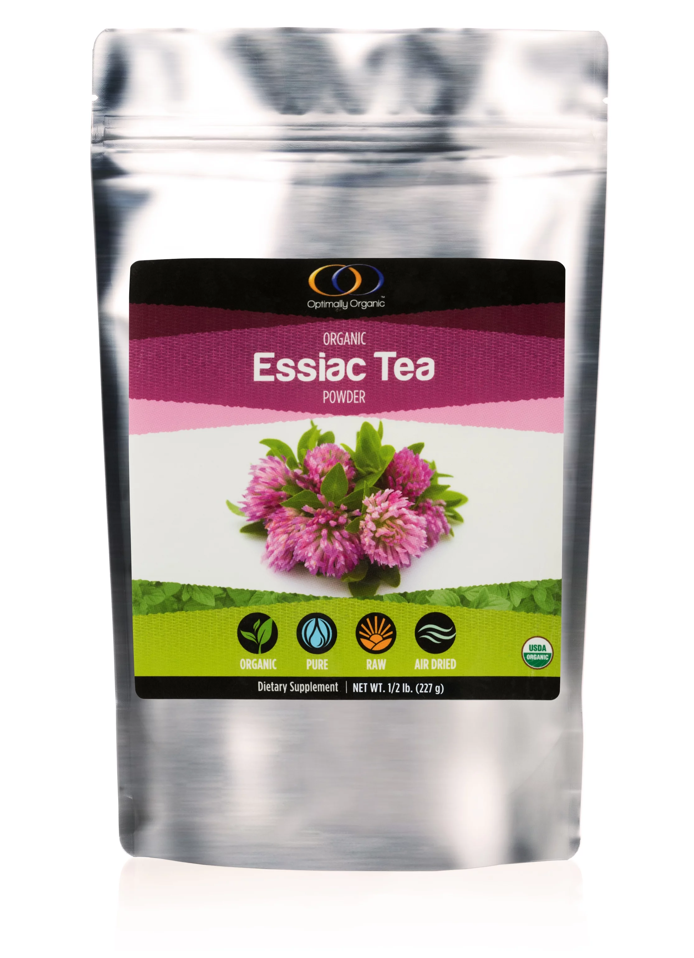 Optimally Organic Essiac Tea Powder Herbal Blend Supplement - Immune System Support & Defense Booster