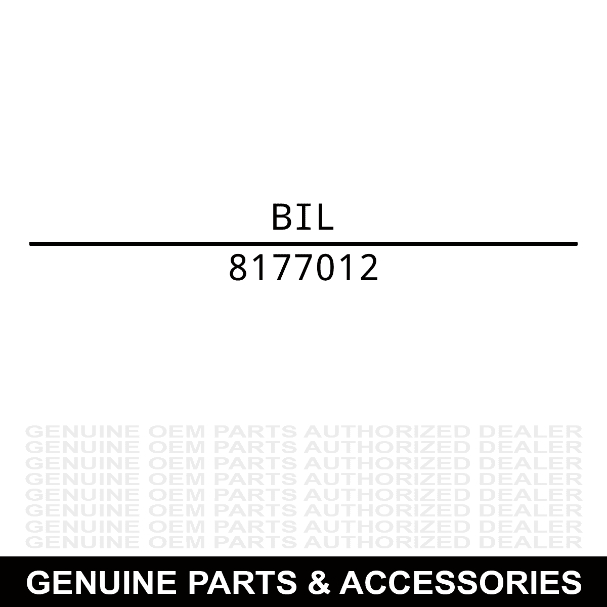 Billy Goat 8177012 Lock Washer 3/8 S/T MED