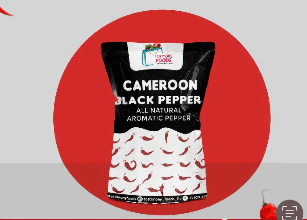 Grounded Hot Cameron pepper / Black pepper 16 ounce/ 1.1 lbs Active