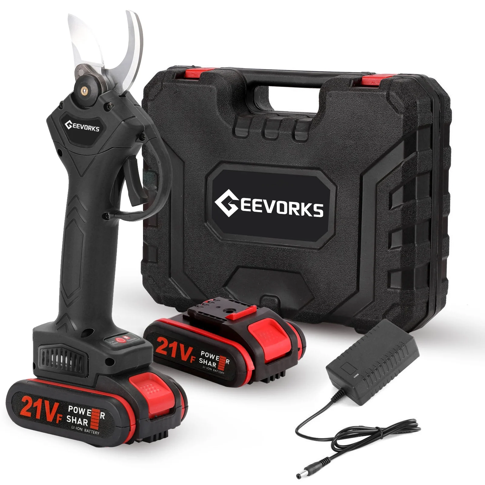 Geevorks Electric scissors,Efficient Fruit Bonsai Fruit Bonsai Branches 21V Pruner Shear Pruner Shear Efficient Bonsai Fruit – Efficient Bonsai Fruit Branches Cutter Tool