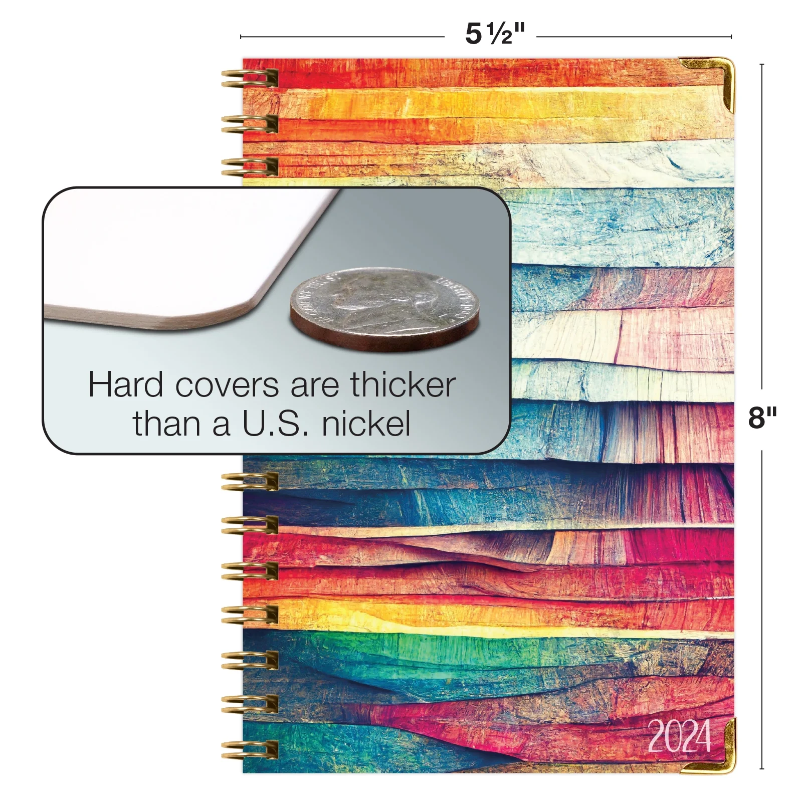 Hardcover CY 2024 Fashion Planner - 5.5