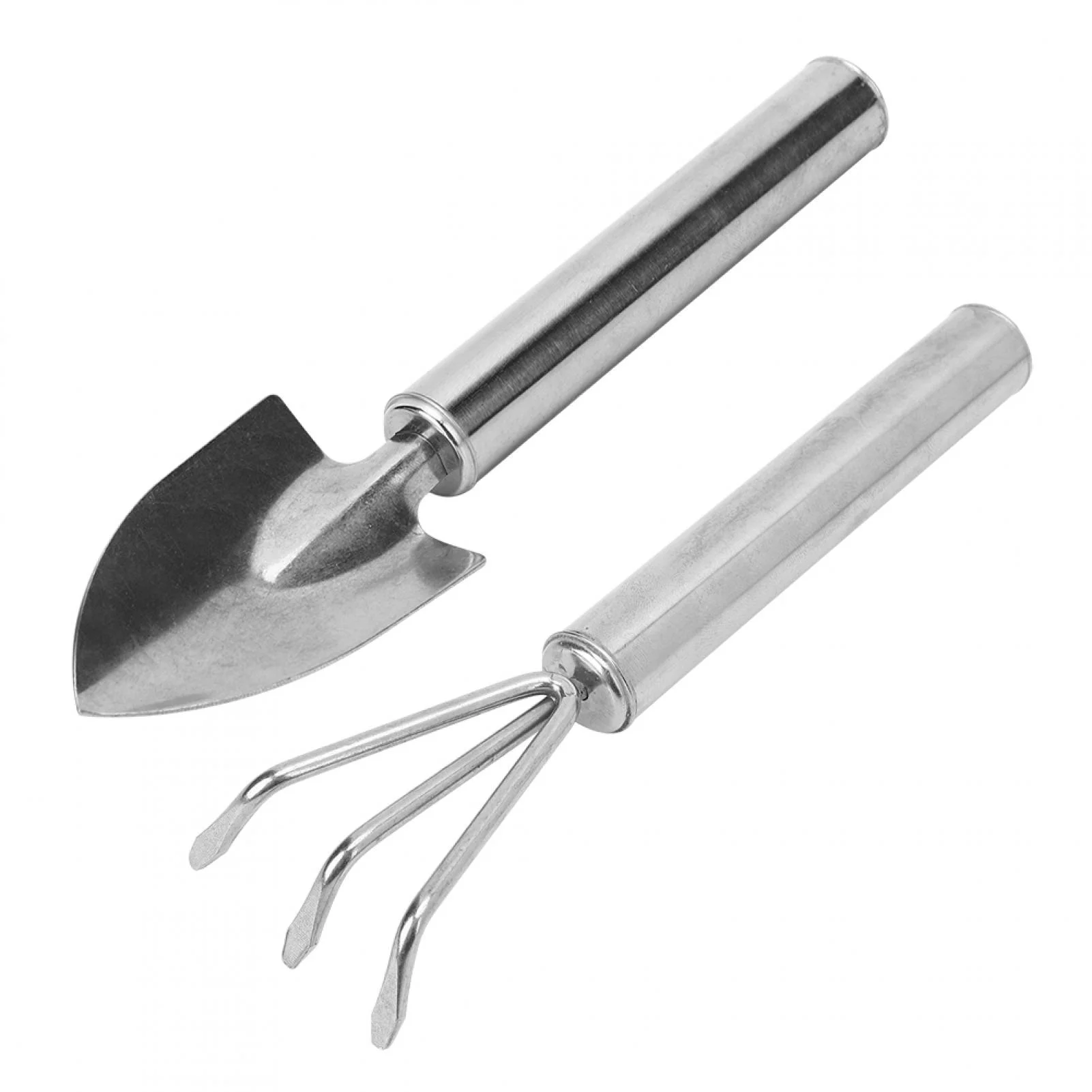 Garden Rake Stainless Steel Small Garden Shovel Rake Digging Tool Flower Plant Bonsai Gardening Hand Tool
