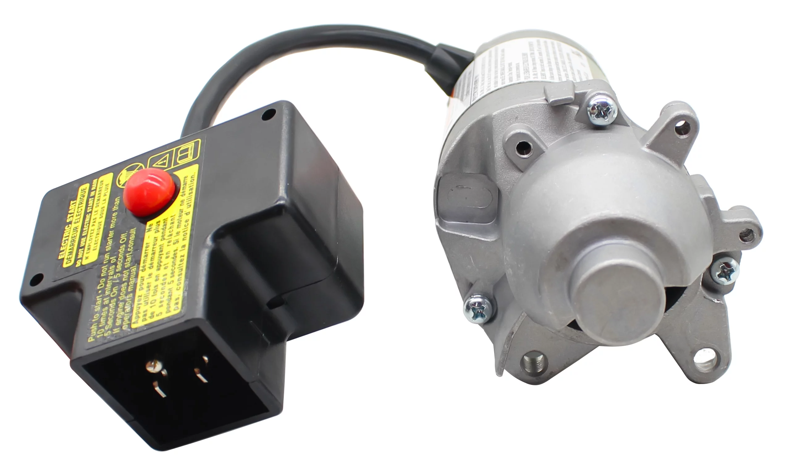 Fullas JQ170-1 Electric Starter Motor Compatible with Champion Snowblower Powered by Rato 208CC Gas Engine