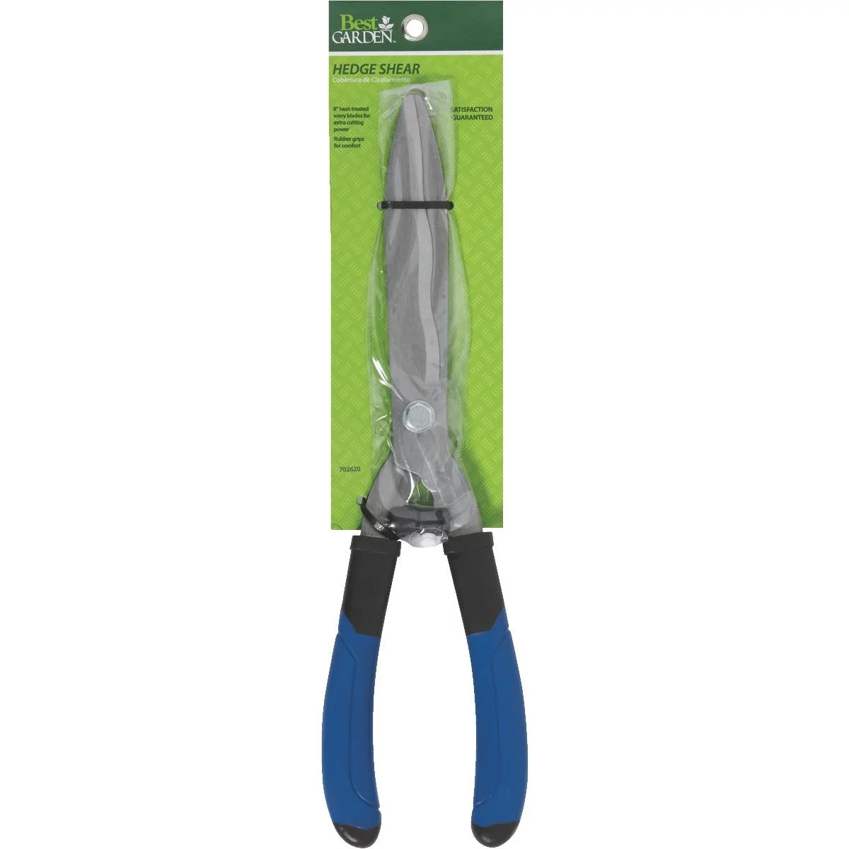 Best Garden 7 In. Carbon Steel Wavy Blade Hedge Shear GH-61113