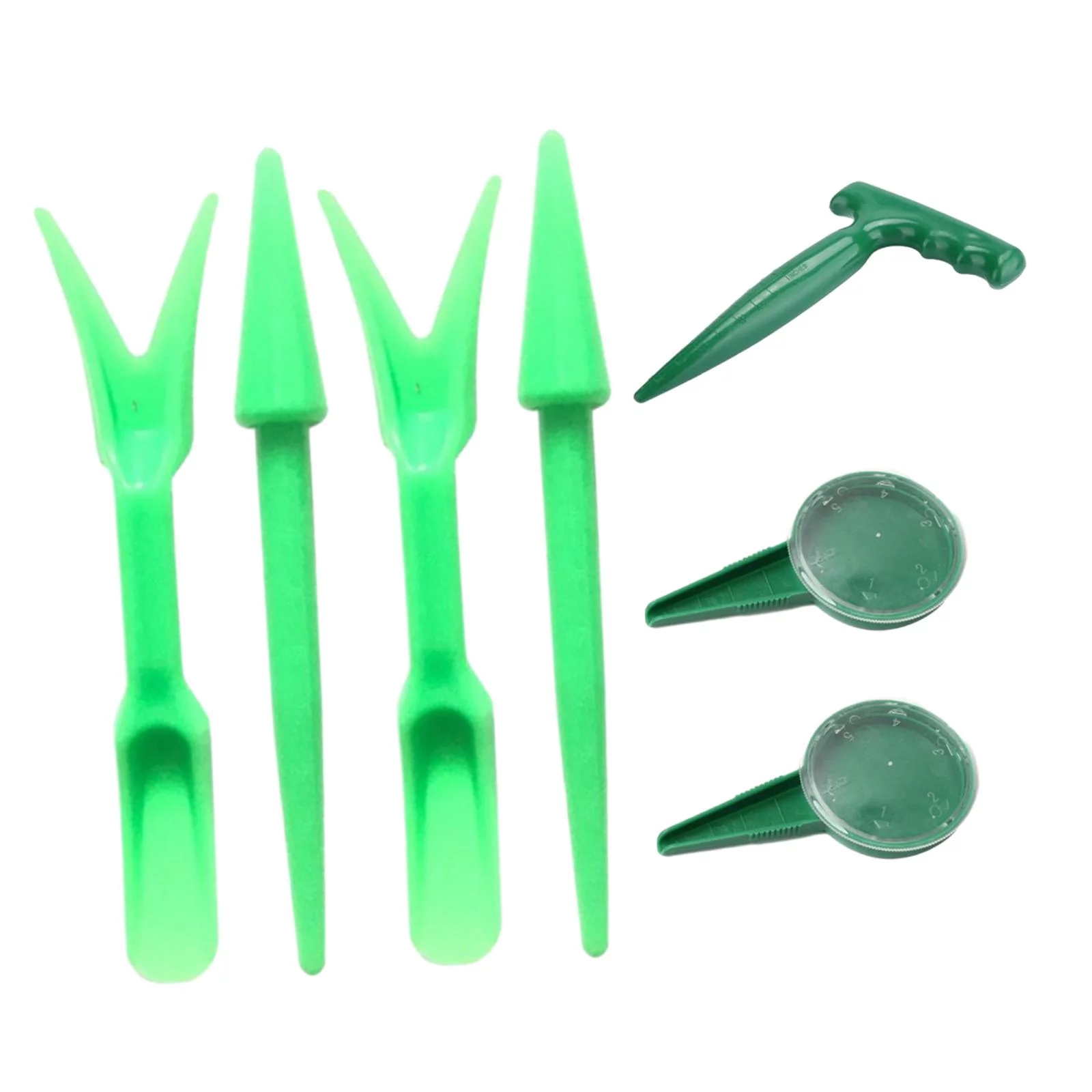 7Pcs Seeding Tool Set Handheld Seed Planter Tool for Indoor Planting Flowers