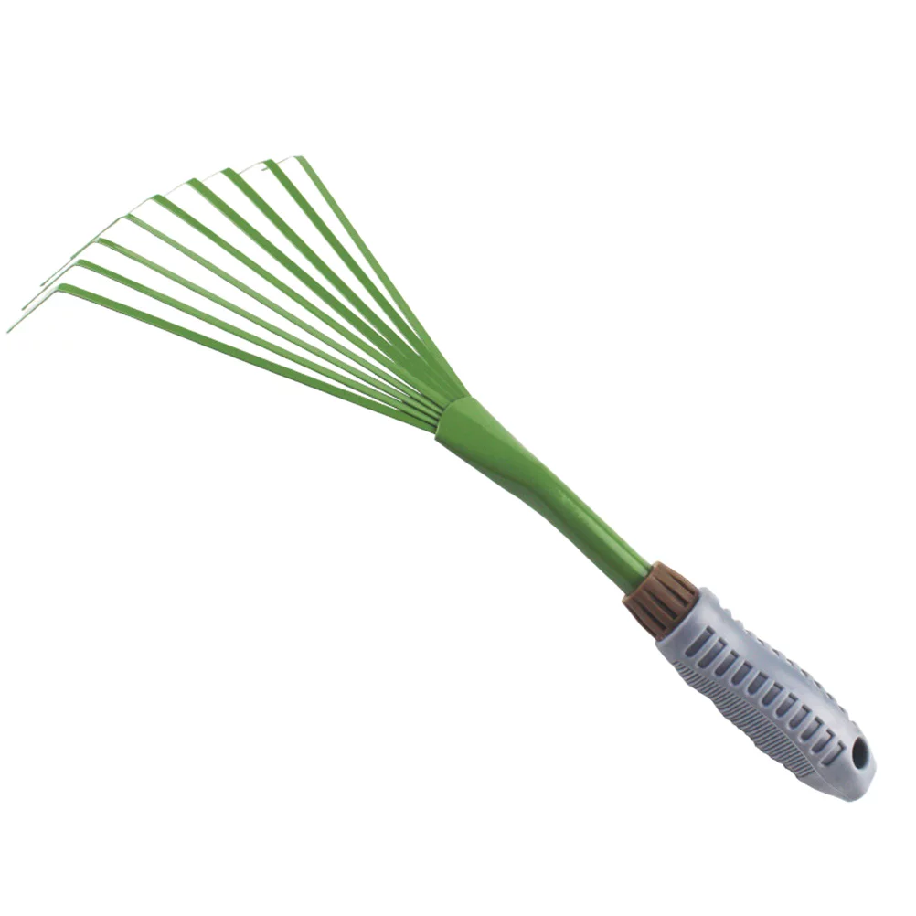 Gongxipen 2Pcs 9-Teeth Lengthened Thickened Rakes Practical Pet Excrement Rakes Garden Cleaning Tools