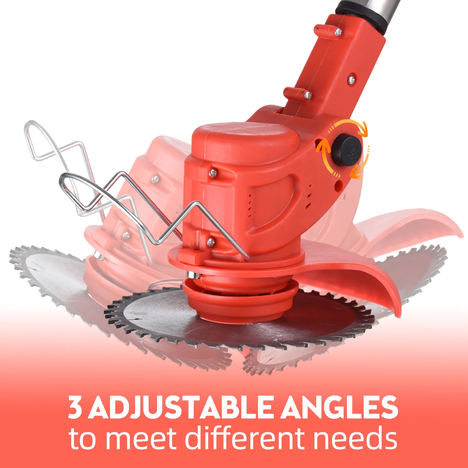 Electric Lawn Mower,Tool Adjustable With Weed Eater Types Lawn Weed 72v 2000mah Battery Powered Eater 1500mah Lawn 1 Battery / Weed Qisuo Weed 3 Types Lawn And With 1 Types Adjustable Weed