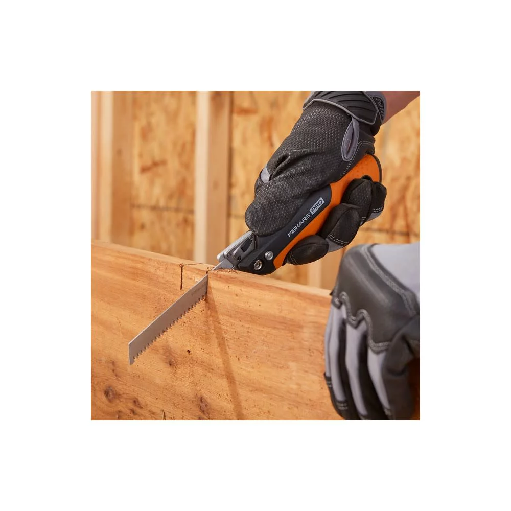 Fiskars Hand Saw,6 in Blade L,Metal/Wood  730400-1001