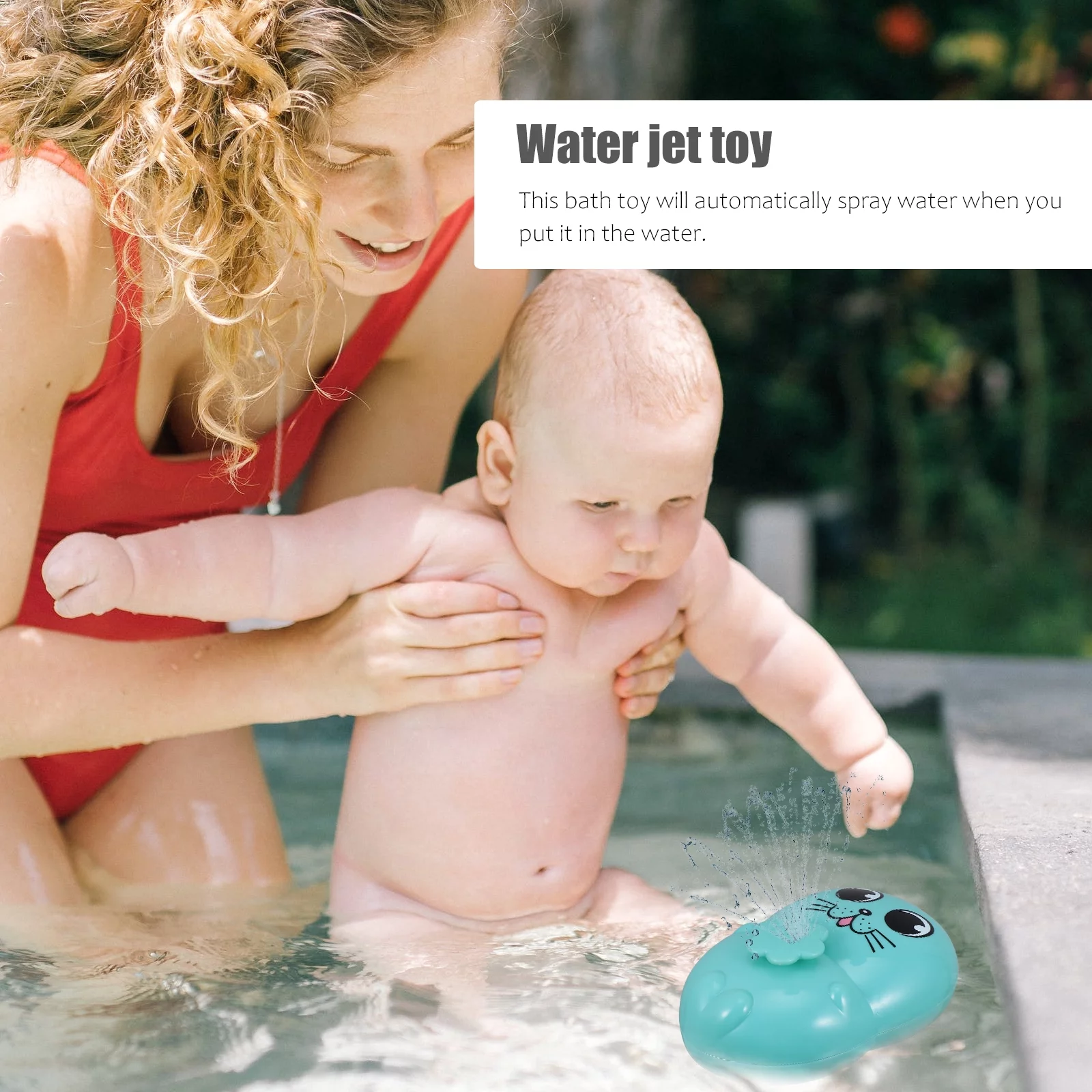 Eease 1Pc Baby Bath Toy Electric Sprinkler Sea Lion Shape Shower Toy Water Toy