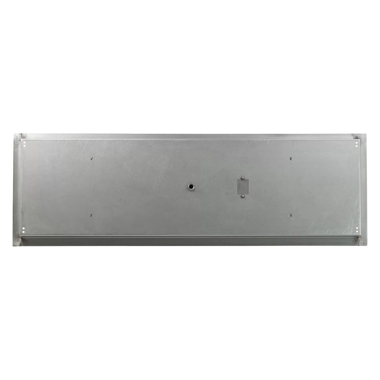 American Fire Glass  24 x 8 in. Stainless Steel Rectangular Drop-In Fire Pit Pan