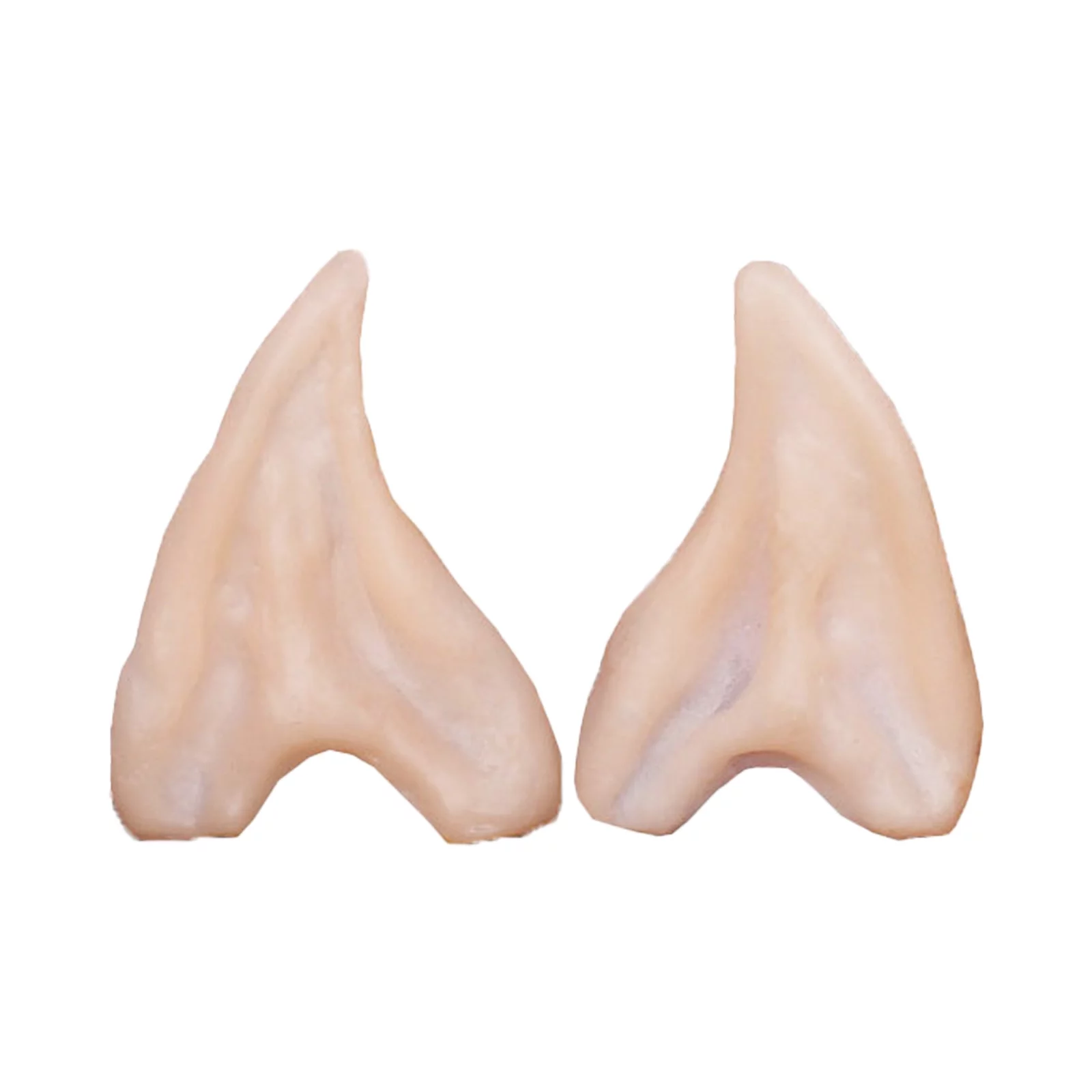 NLLSHGJ 1 Pairs Latex Ear Pointed Goblin Ears Pointed Dress Up Party Props Party Ear Goblin Ears 2 Size Ear Elven Fairy Ears Masquera
