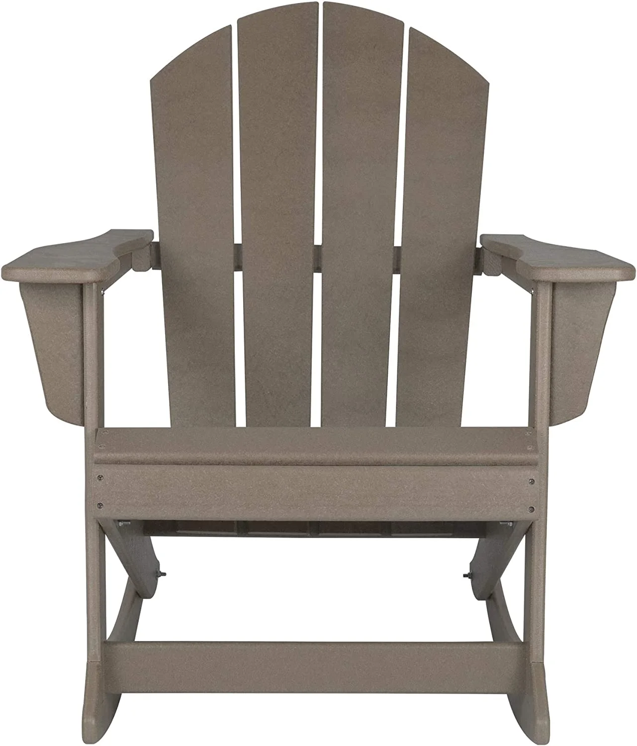 Home Furniture Patio Rocking Chair Classic  HDPE UV Weather Resistant (Weathered od)