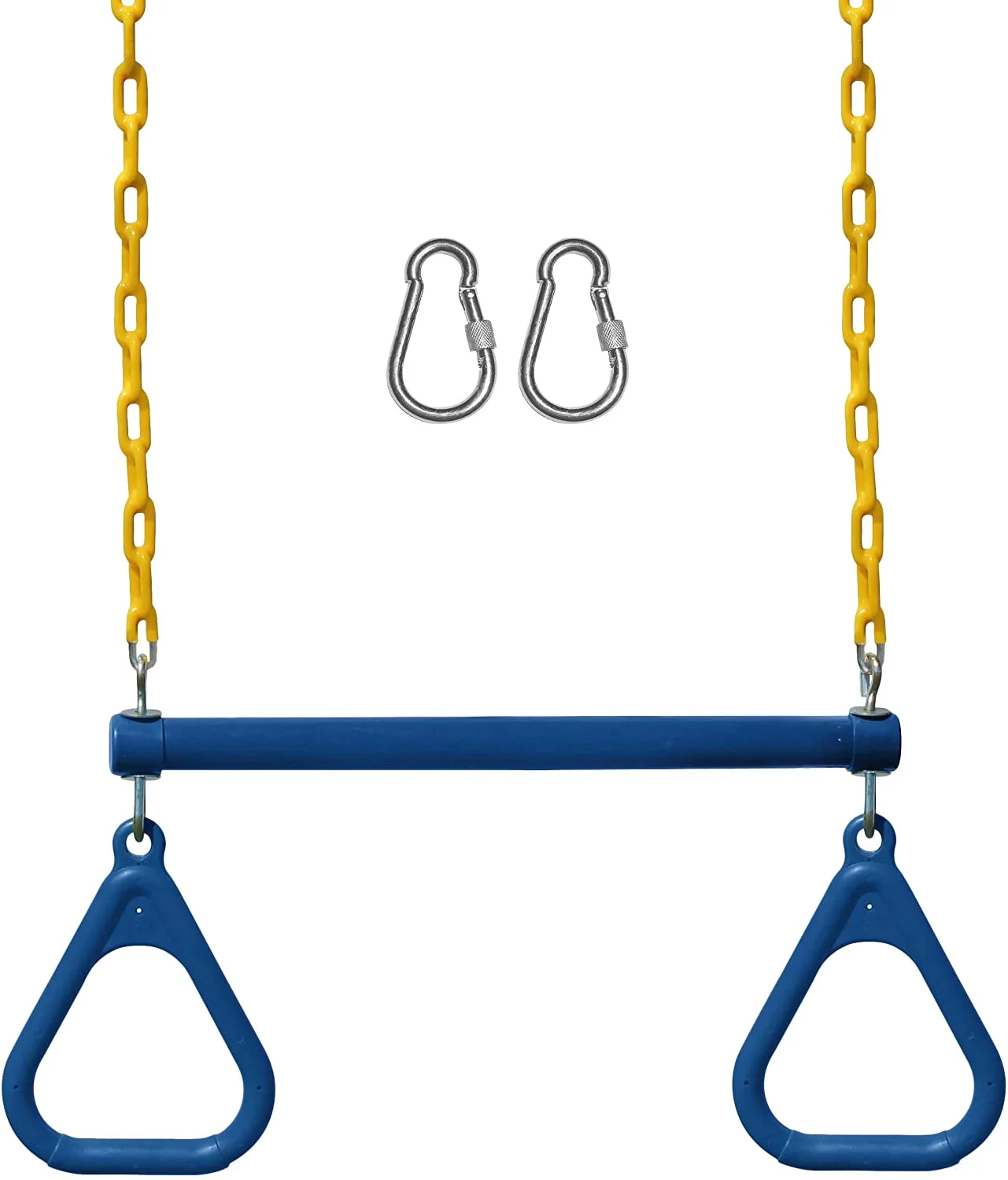 Jungle Gym Kingdom Swing Sets for Backyard, Monkey Bars & Swingset Accessories - Set Includes 18