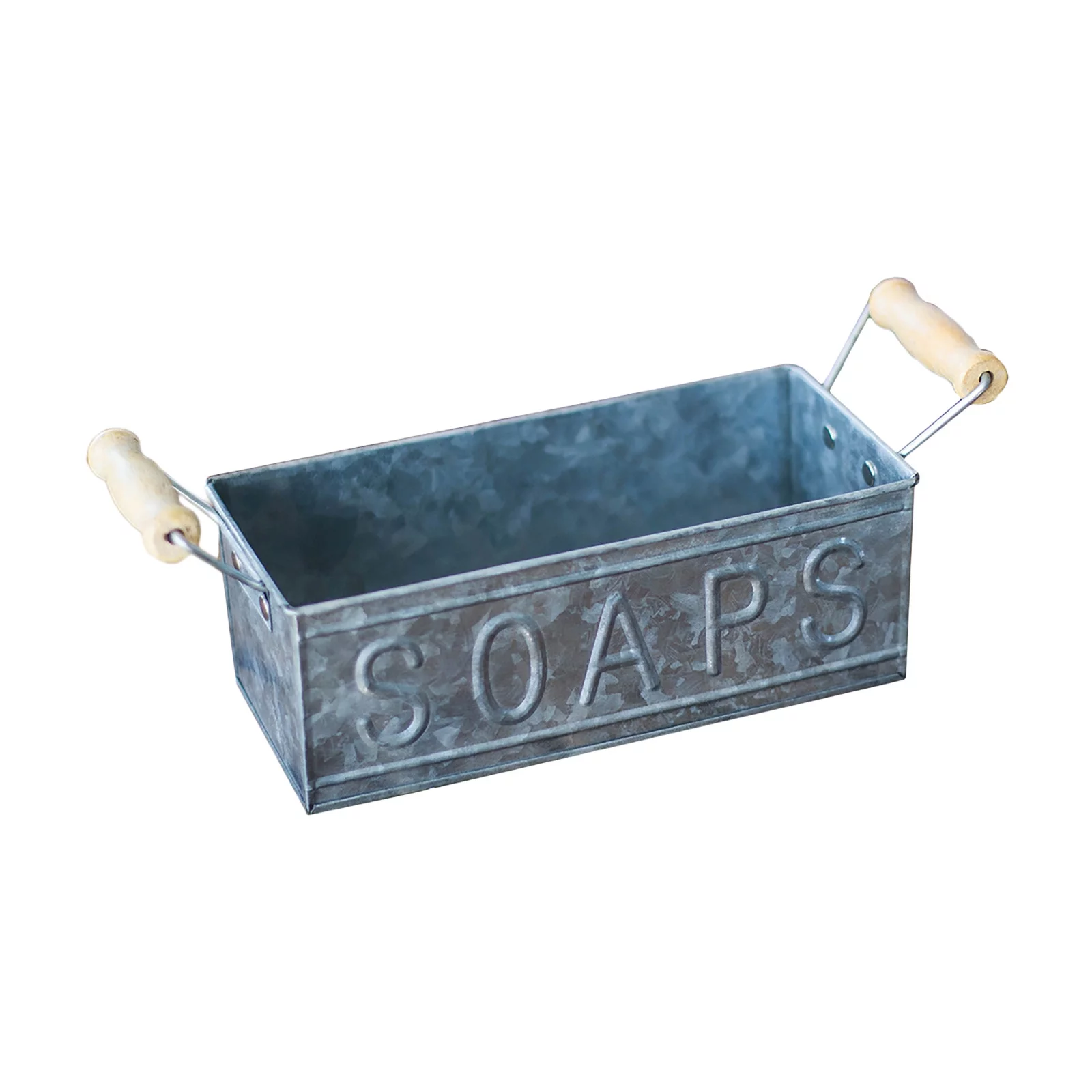 OUHUON Metal Flower Pot Rustic Vintage Pot Garden Planter Indoor Holder