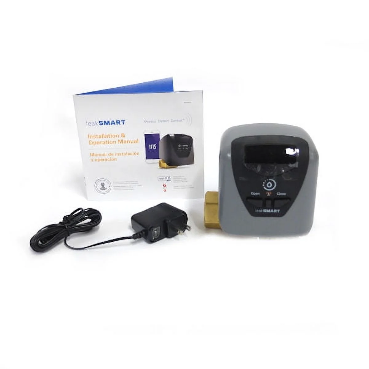 LeakSmart Brass 1-in Compression x 1-in Quarter Turn Straight Valve