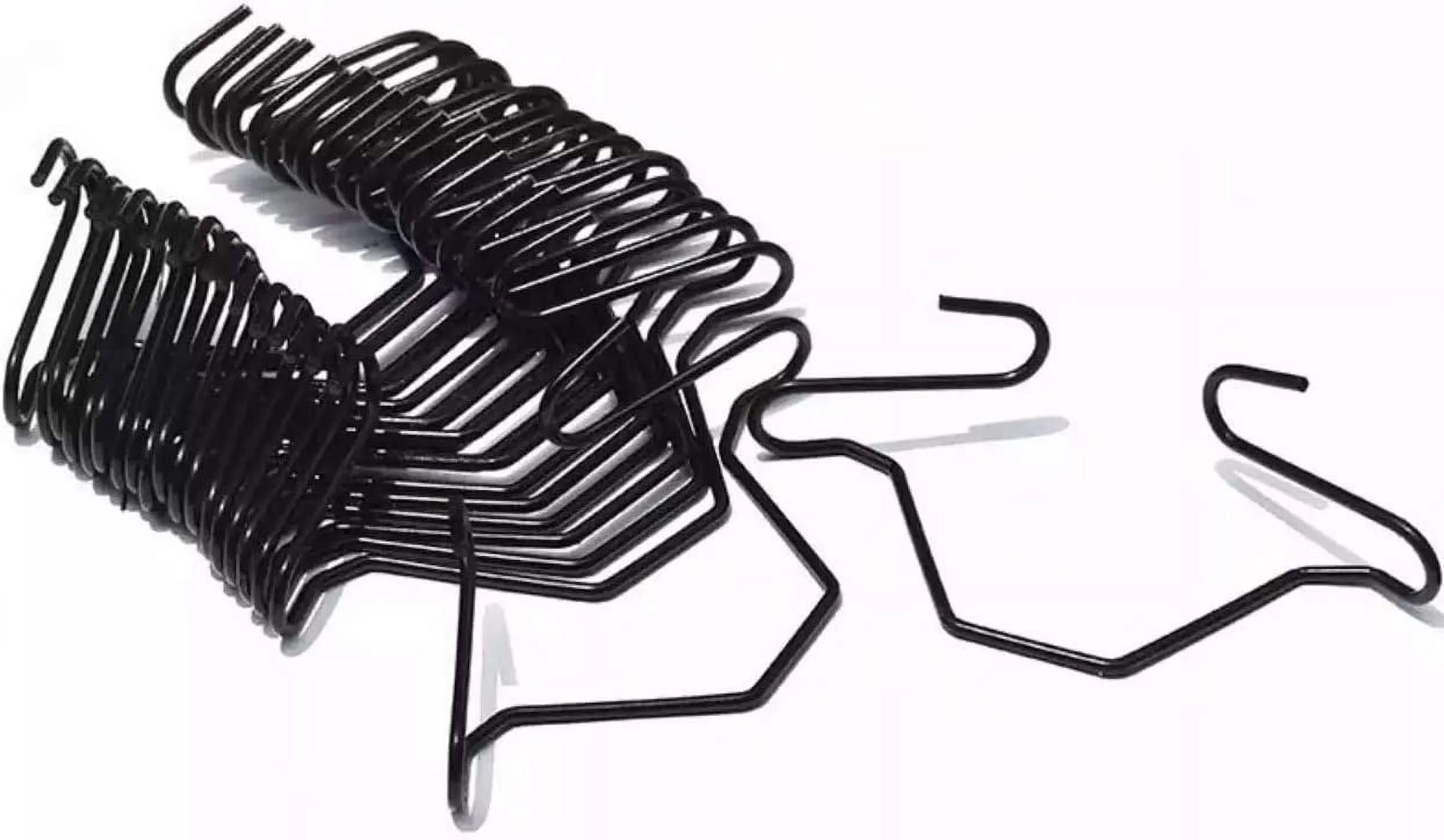 Greenhouse batten tape spring lock channel hook, greenhouse spring lock wire channel hook, made of galvanized steel, 20 pieces per package