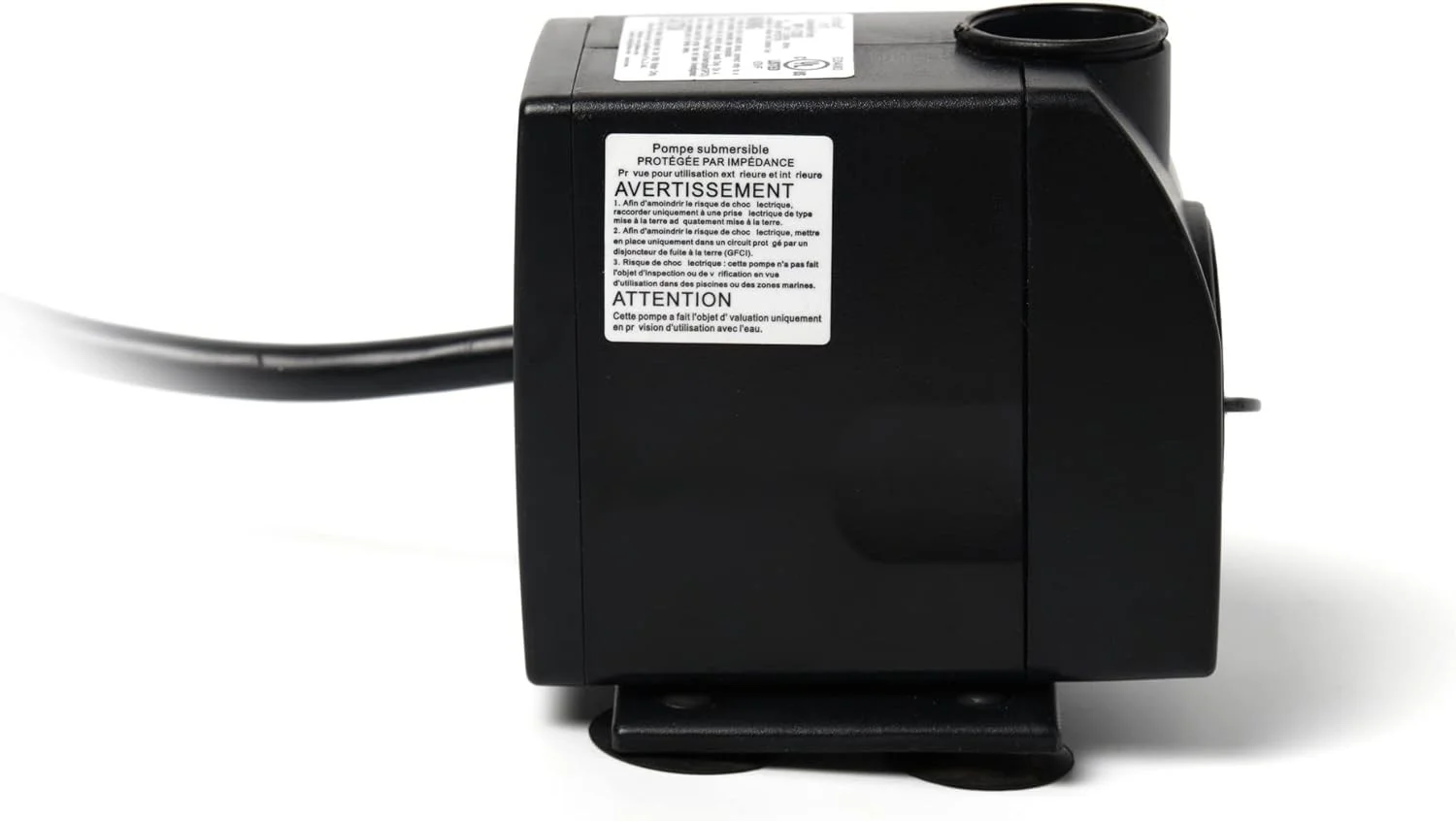 Submersible Fountain Pump (WP1500-396Gph)