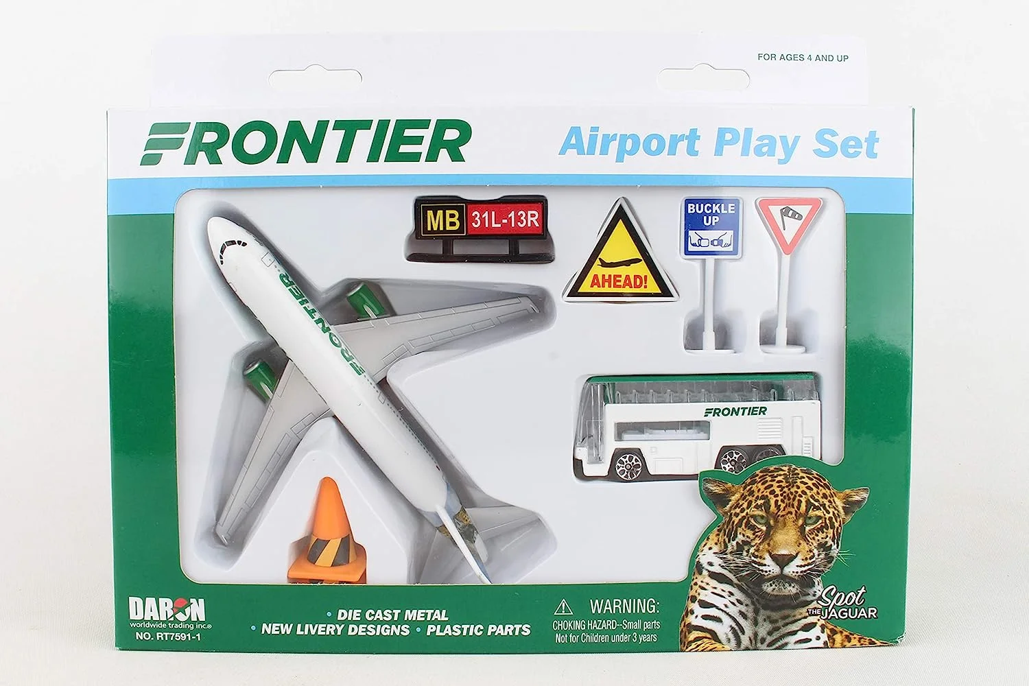 Daron Frontier Spot The Jaguar Play Set Airline Airport Set